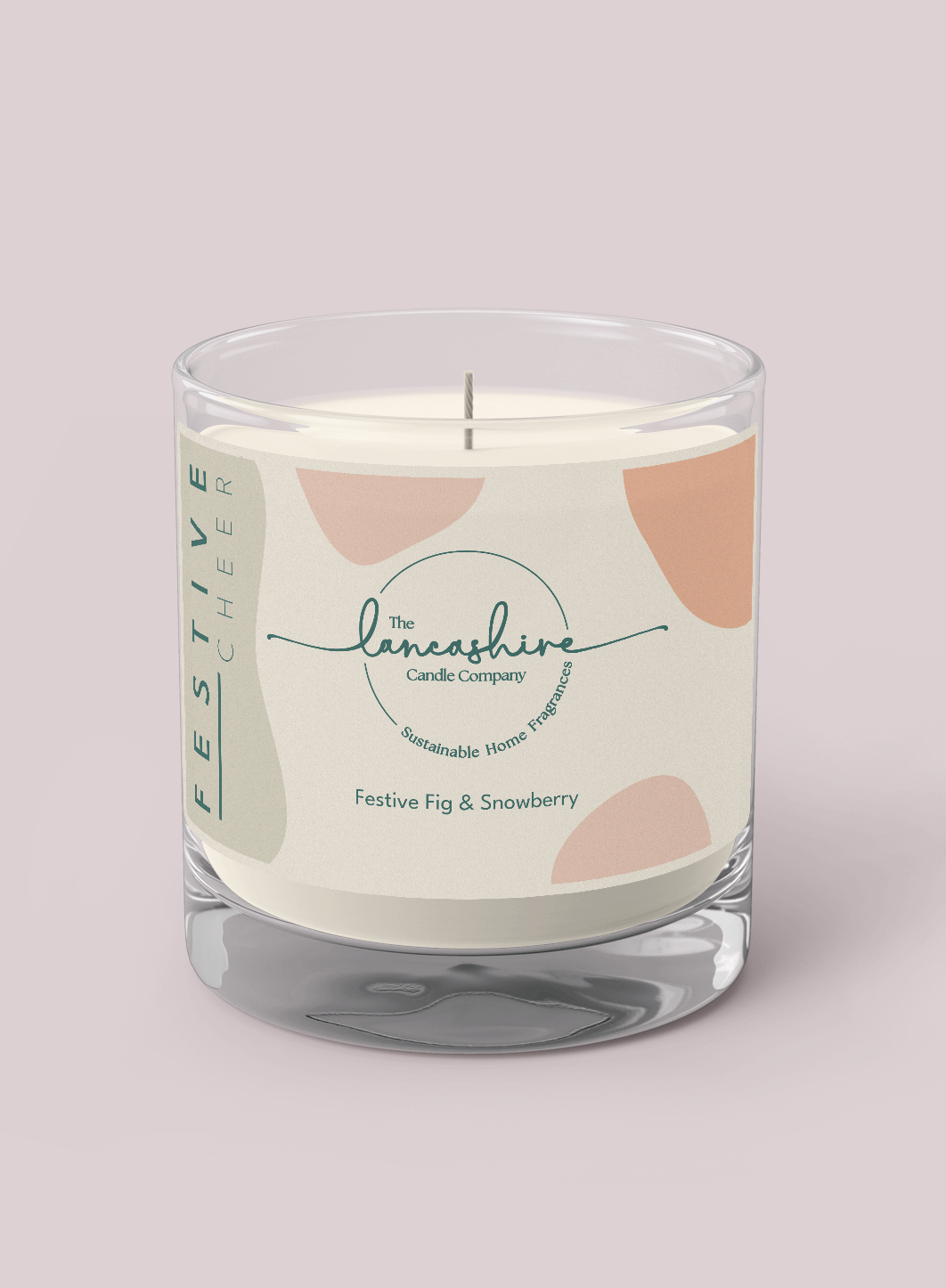Festive Fig & Snowberry Scented Candle