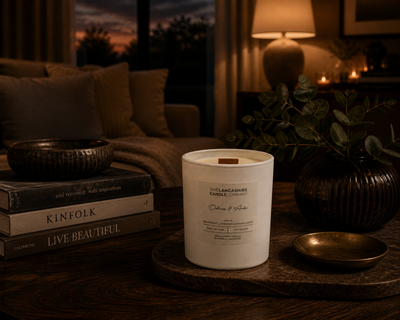 Oakmoss & Amber Scented Candle - Limited Edition