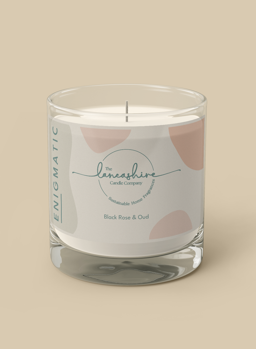 Black Rose & Oud Scented Candle