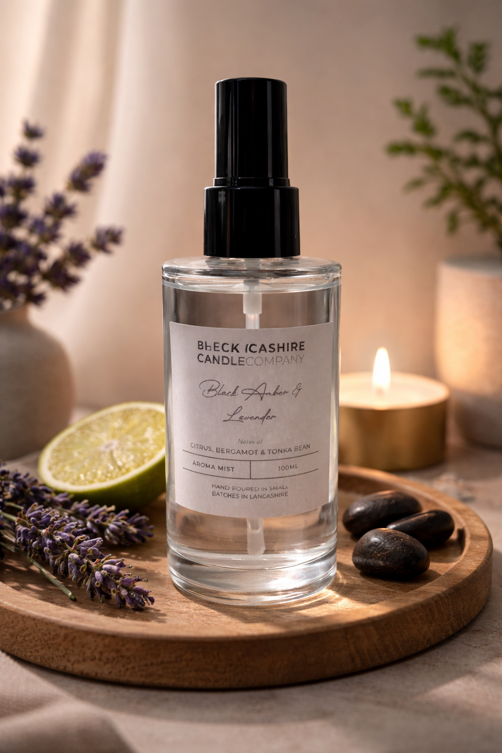 Black Amber & Lavender Fragrance Aroma Mist