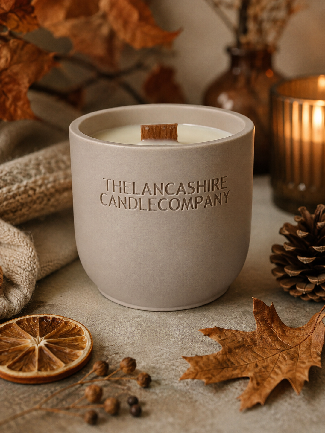 Cashmere & Caramel Signature Refillable Candle