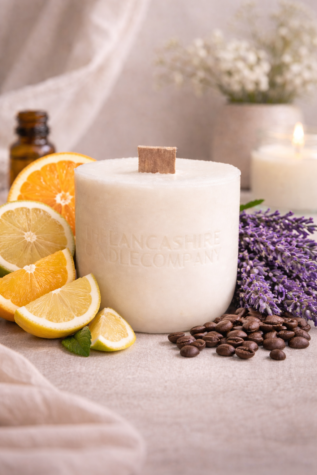 Black Amber & Lavender Candle Refill