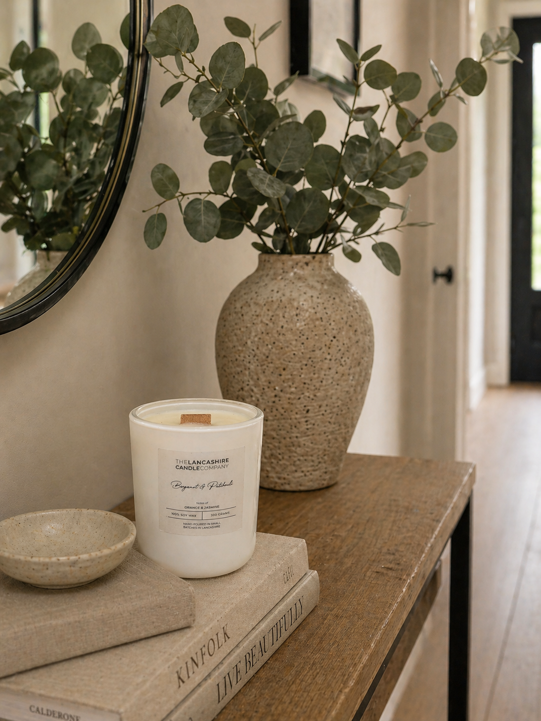 Bergamot & Patchouli Scented Candle