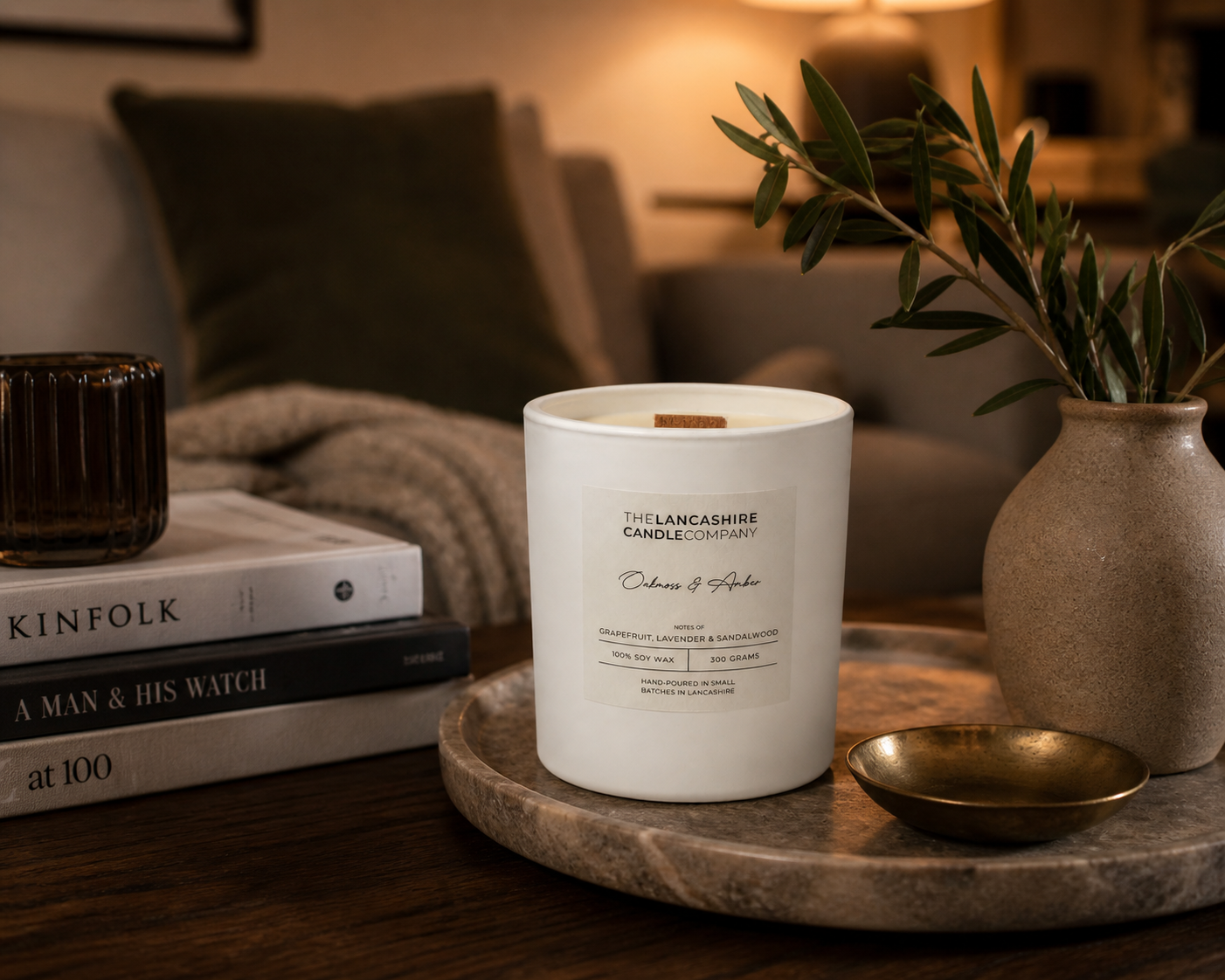 Oakmoss & Amber Scented Candle - Limited Edition