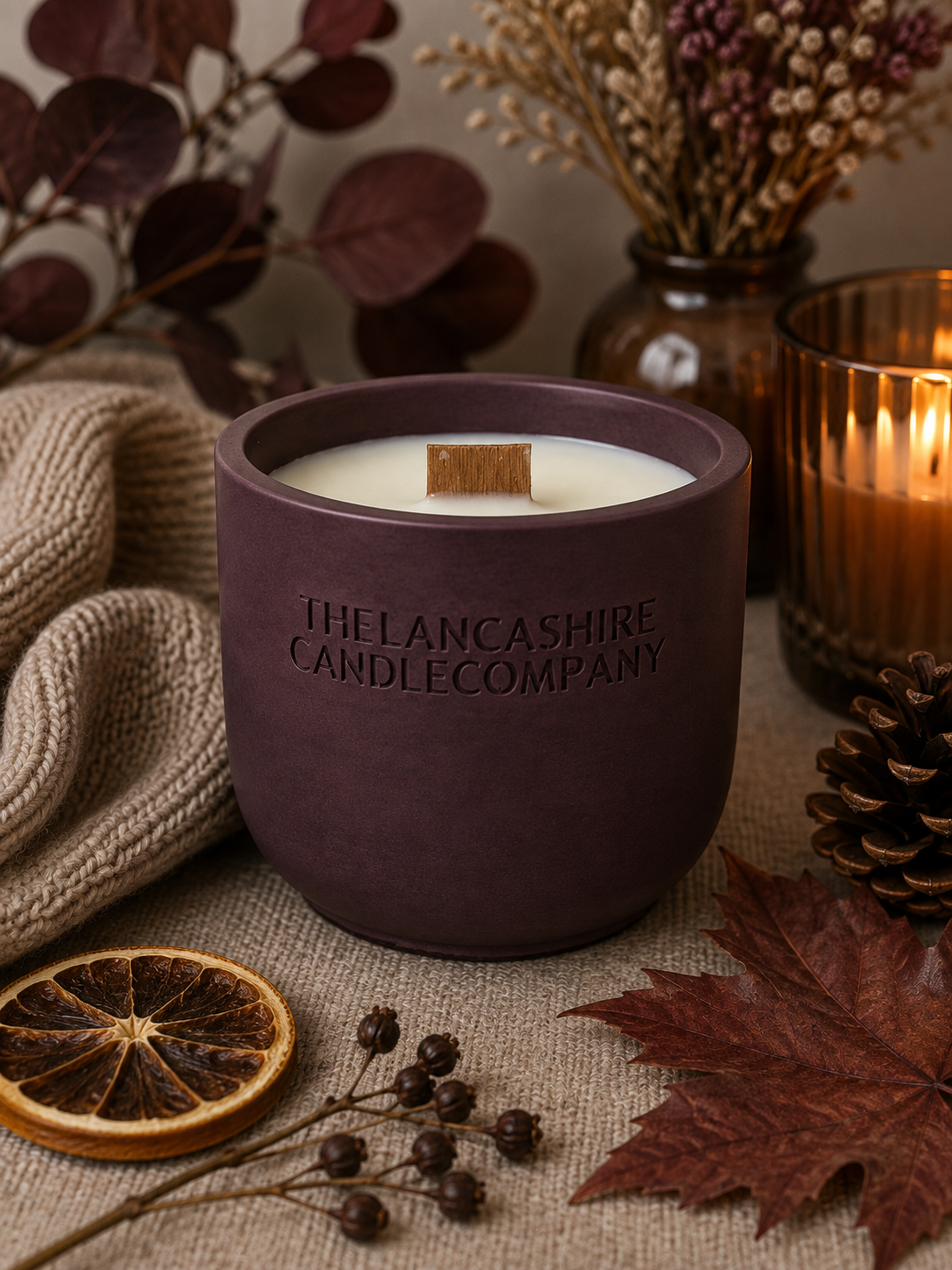 Cashmere & Caramel Signature Refillable Candle