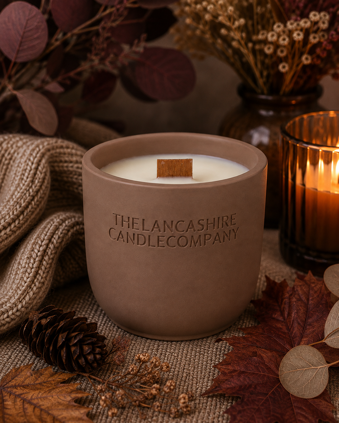 Cashmere & Caramel Signature Refillable Candle