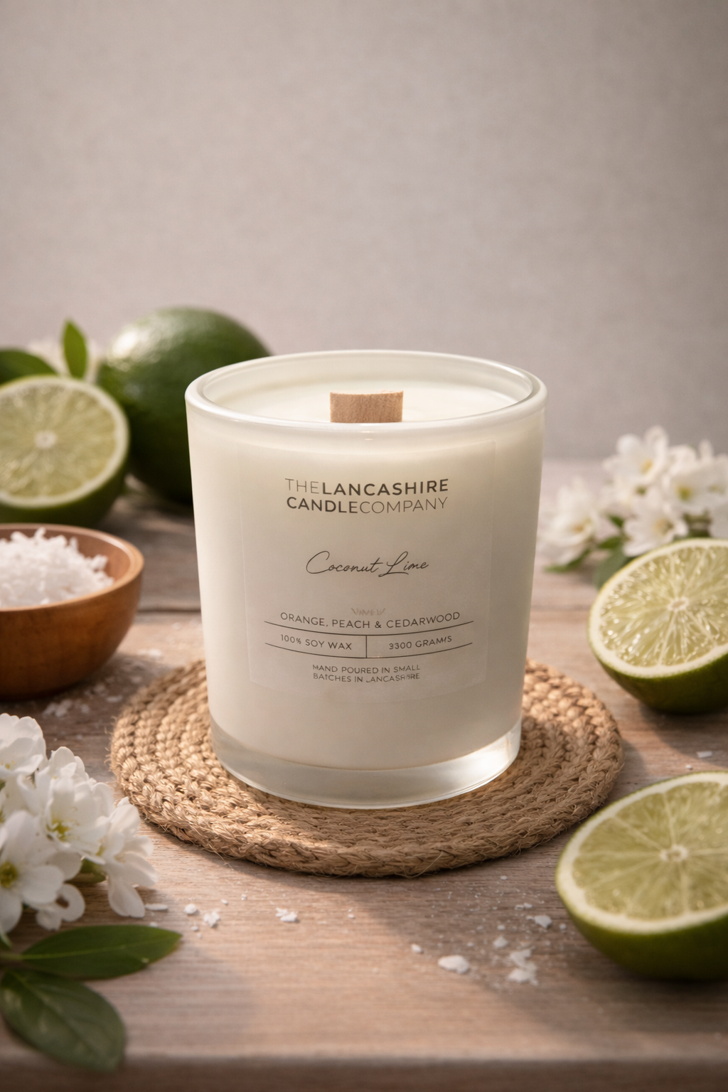 Coconut Lime Scented Candle