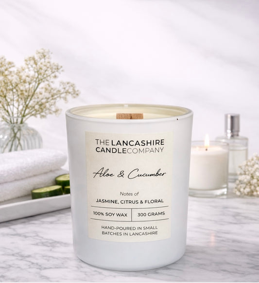 Aloe & Cucumber Scented Candle