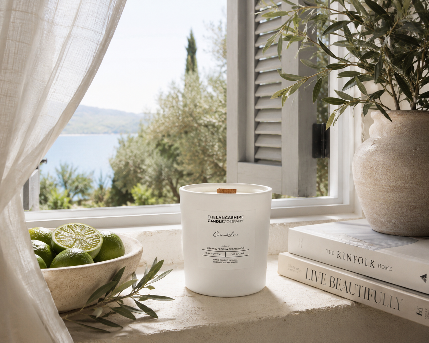 Coconut Lime Scented Candle