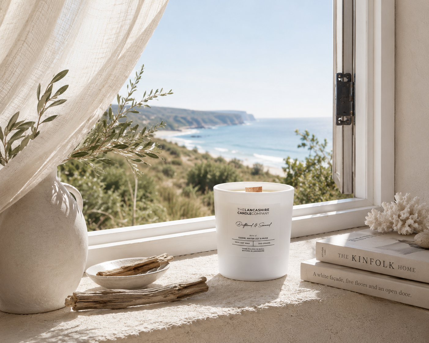 Driftwood & Seaweed Scented Candle