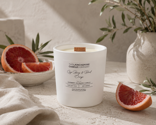 Goji Berry & Blood Orange Scented Candle