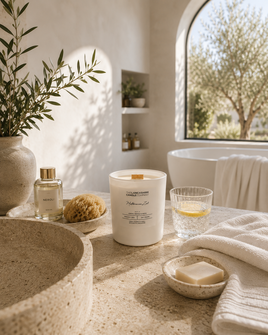 Mediterranean Zest Scented Candle