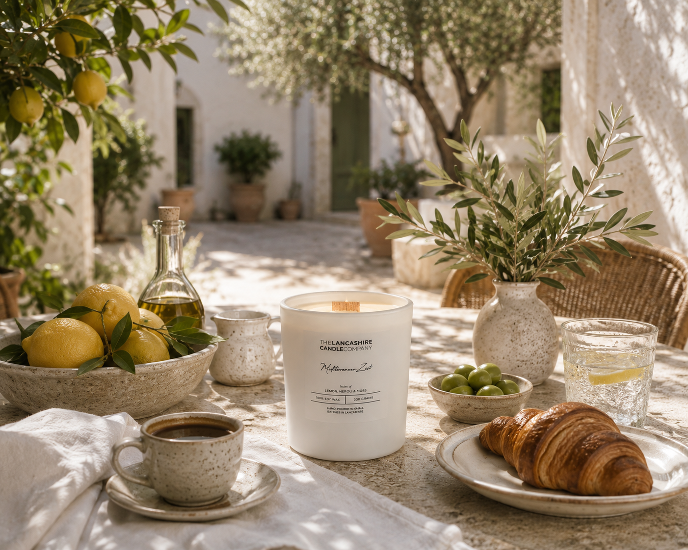 Mediterranean Zest Scented Candle