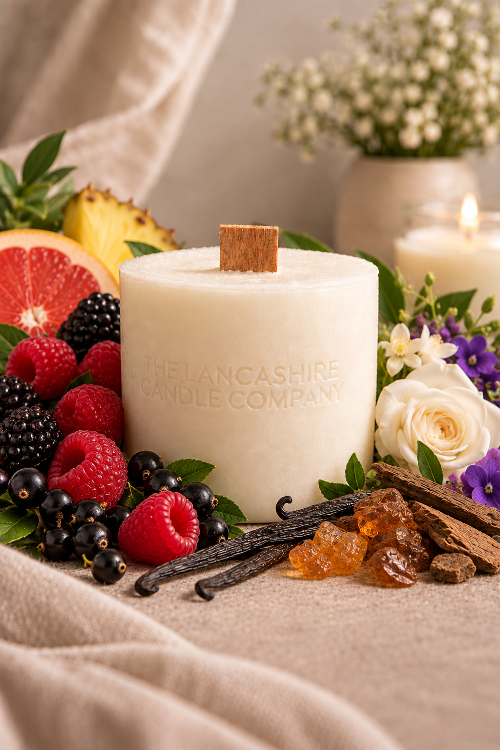 Black Raspberry & Vanilla Candle Refill