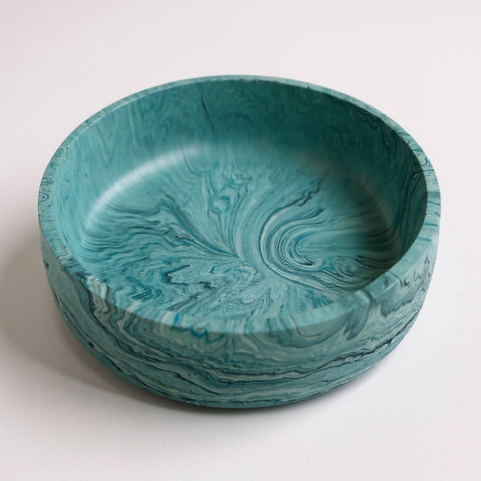 Blue Marble Jesmonite Bowl
