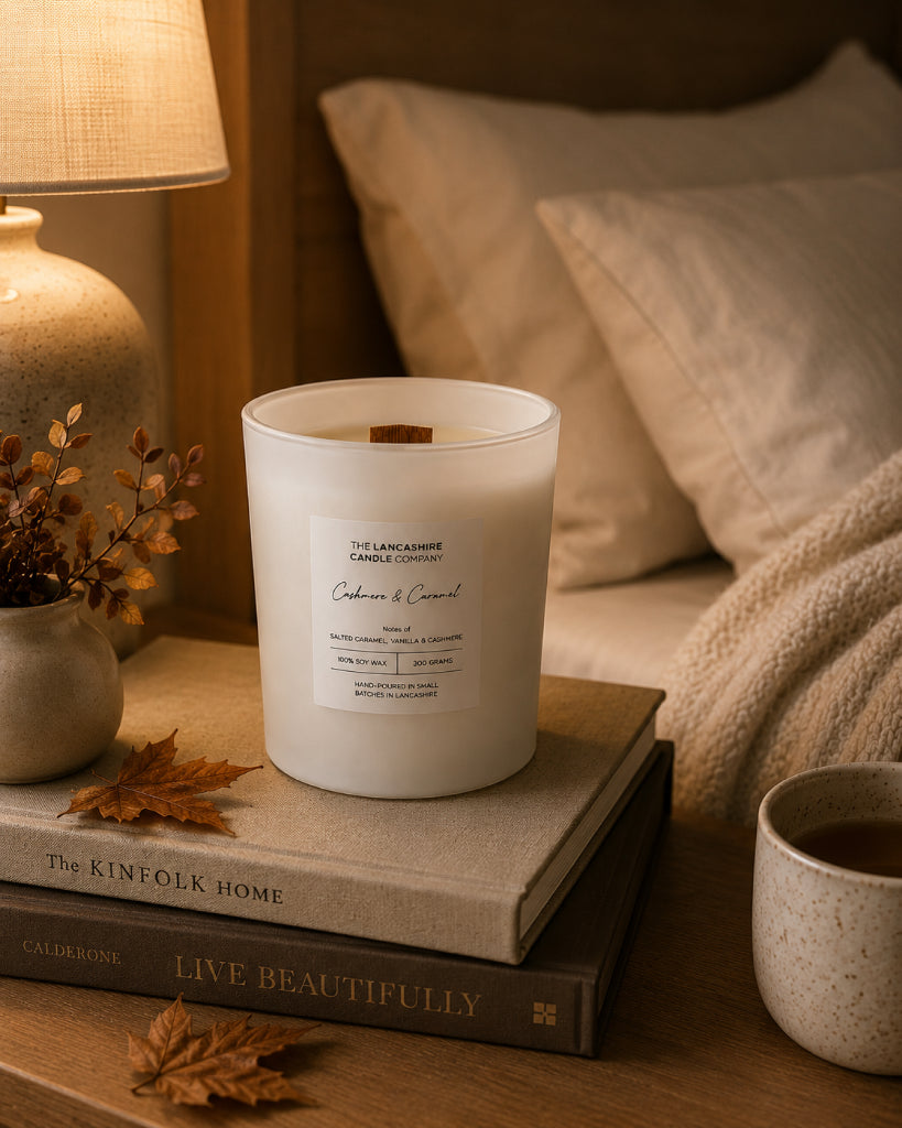 Cashmere & Caramel Scented Candle