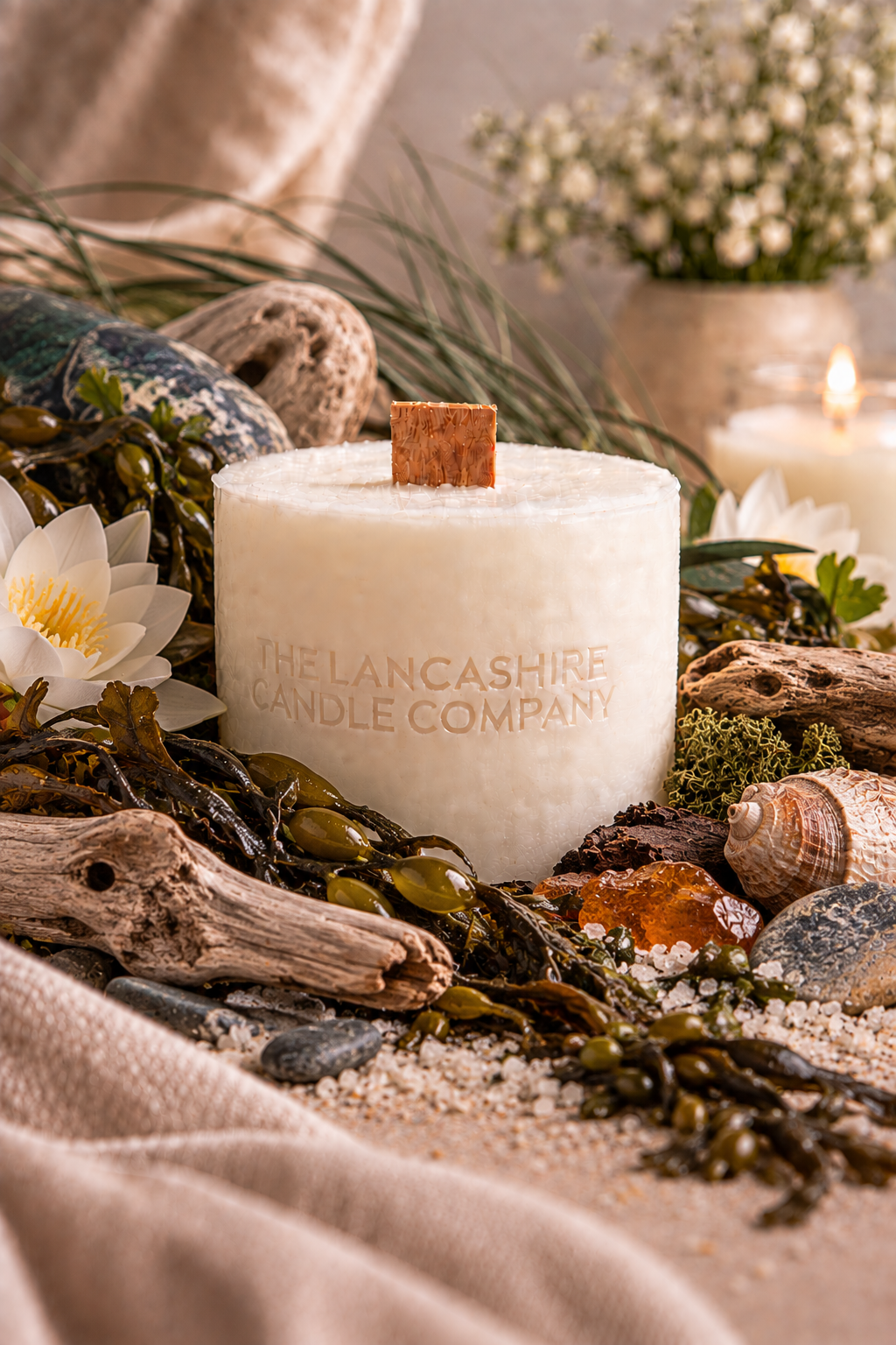 Driftwood & Seaweed Candle Refill